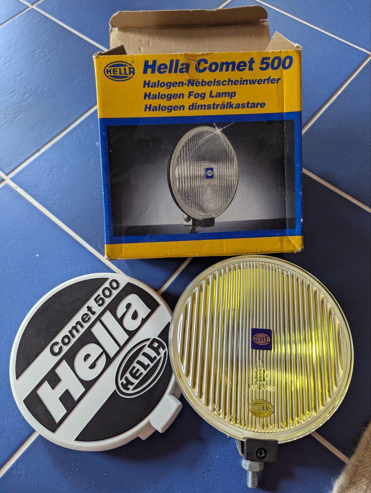 Originele Hella Comet 500 mistlamp – Made in Germany, Auto-onderdelen, Verlichting, Ophalen, BMW