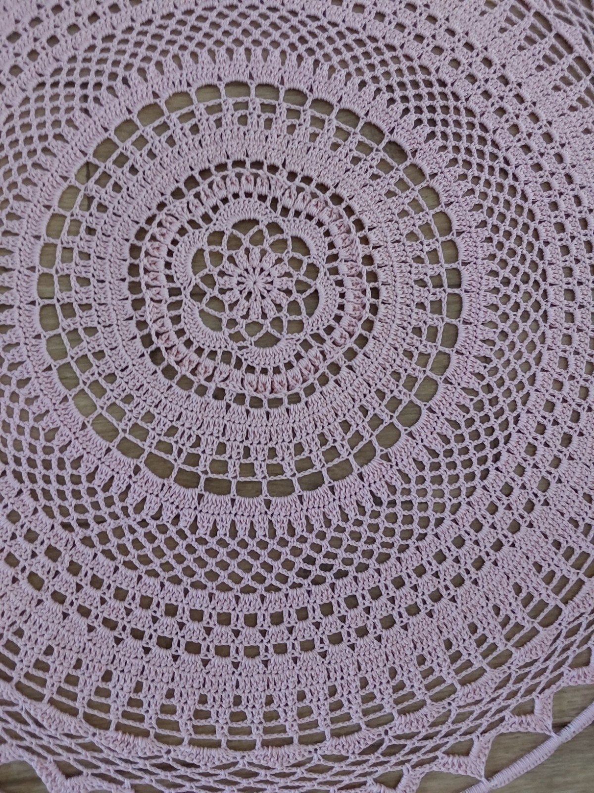 gehaakte mandala - 80 cm. -  roze -, Ophalen, Nieuw, Haken, Overige typen