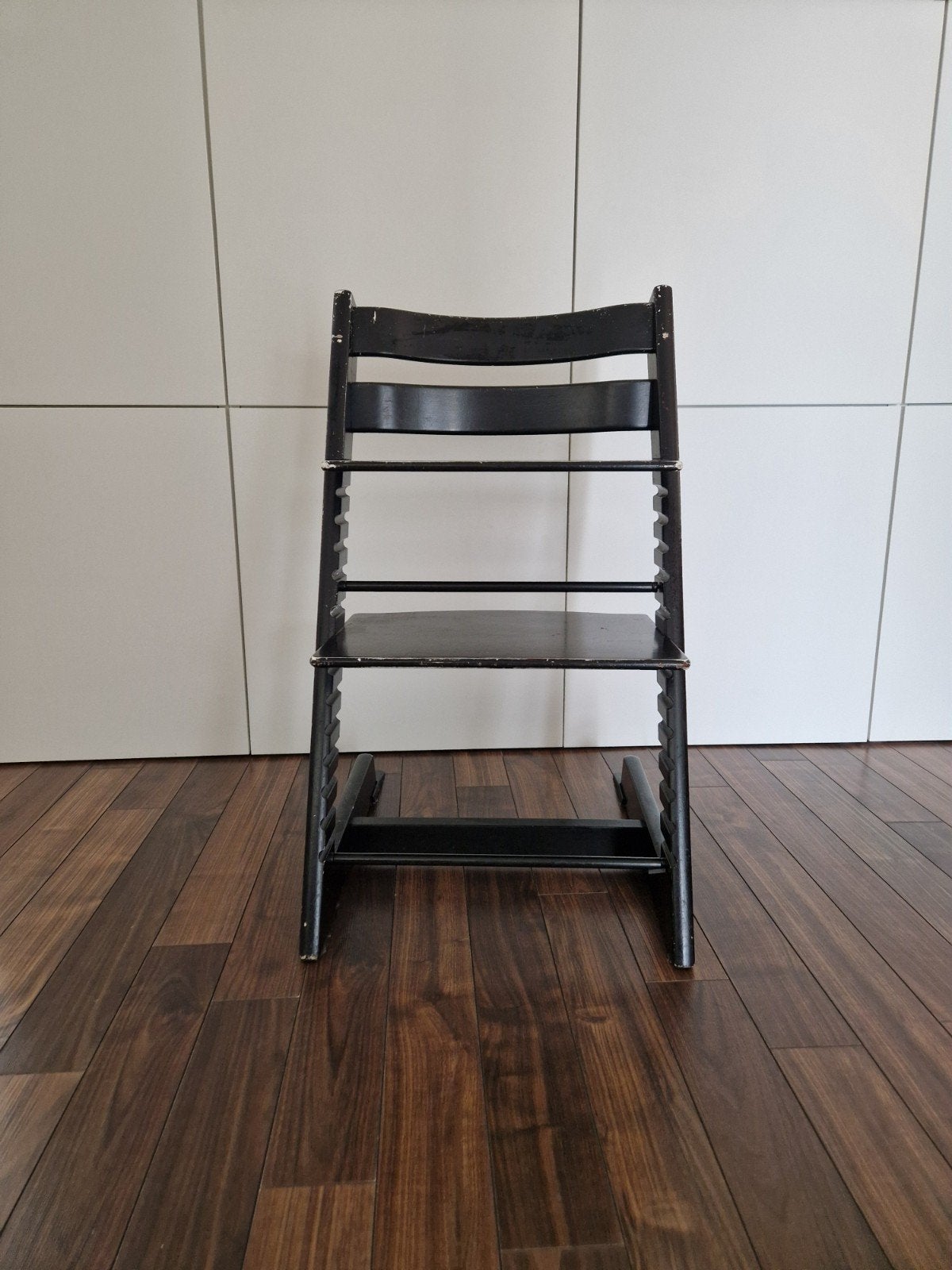 Stokke Tripp Trapp meegroeistoel met baby set - Zwart, Ophalen, Gebruikt, Meegroeistoel