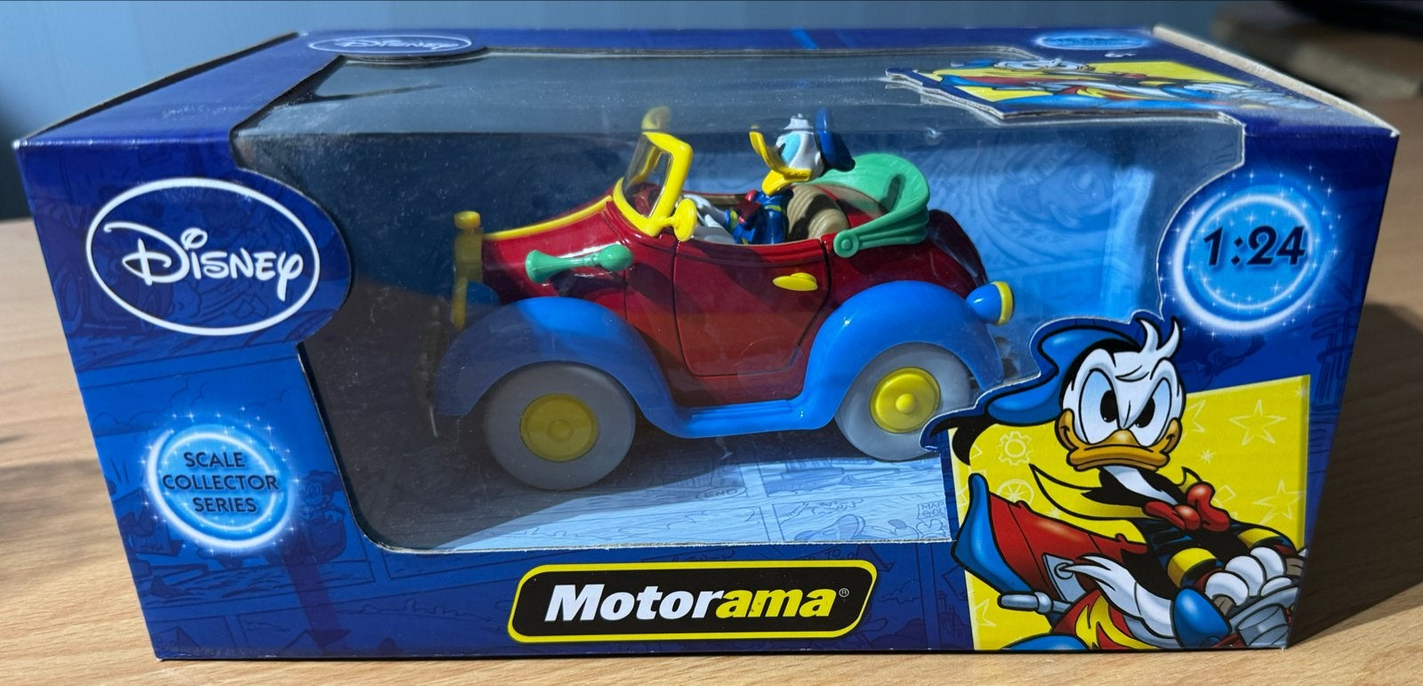 Disney Motorama Donald Duck Auto - Nieuw in verpakking, Verzamelen, Ophalen of Verzenden, Nieuw