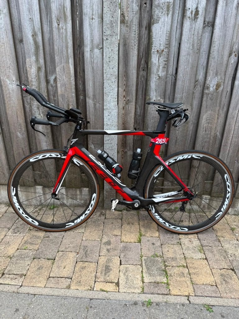 Felt B-serie Triathlonfiets Maat 56 - In goede staat, Fietsen en Brommers, Fietsen | Racefietsen, 28 inch, Gebruikt, Carbon, Velgrem