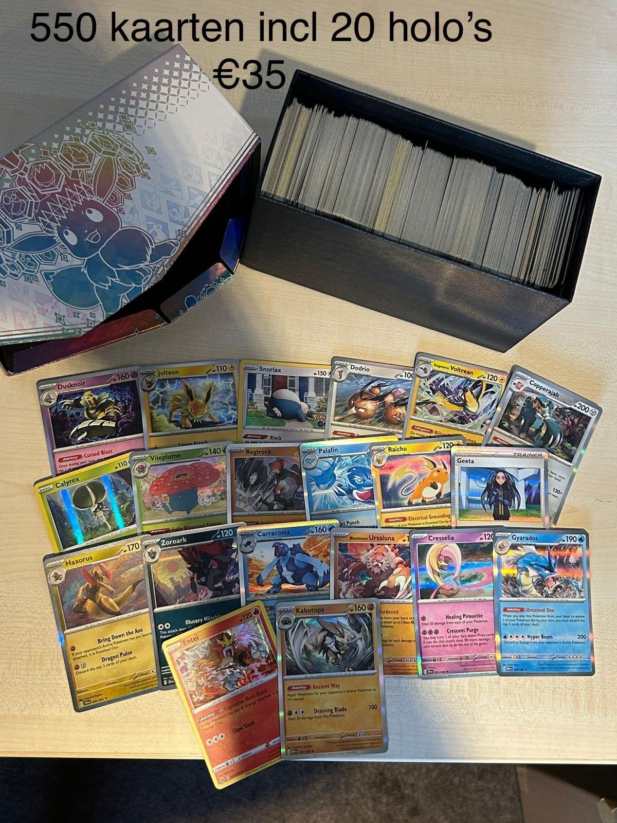 Foto 4 van 100 verschillende pokemon kaarten €7,99