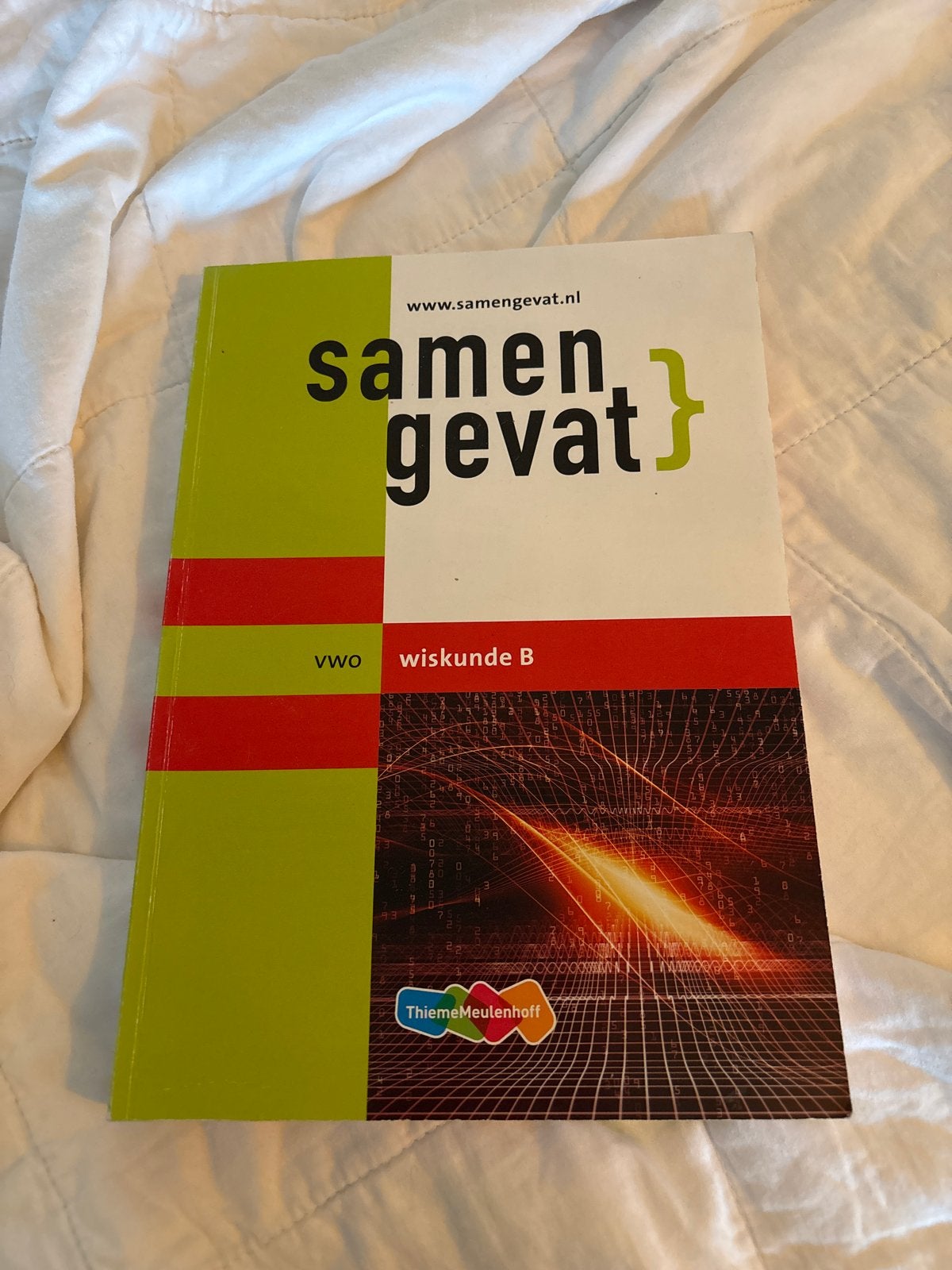Samengevat VWO Wiskunde B - Thiememeulenhoff, Ophalen of Verzenden, Zo goed als nieuw, VWO, Wiskunde B