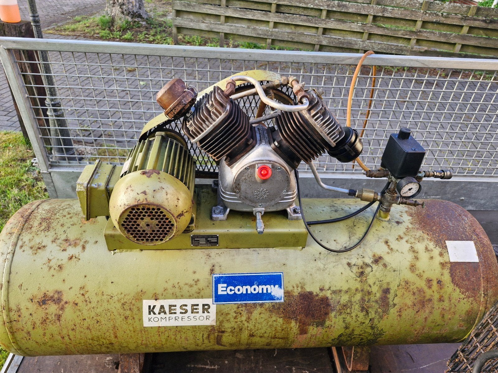 Kaeser  Kompressor - 200 liter, 10 bar 380volt, Ophalen, Gebruikt, 200 tot 400 liter/min, 10 bar of meer