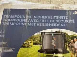 trampoline met veiligheidsnet, Ophalen, Nieuw