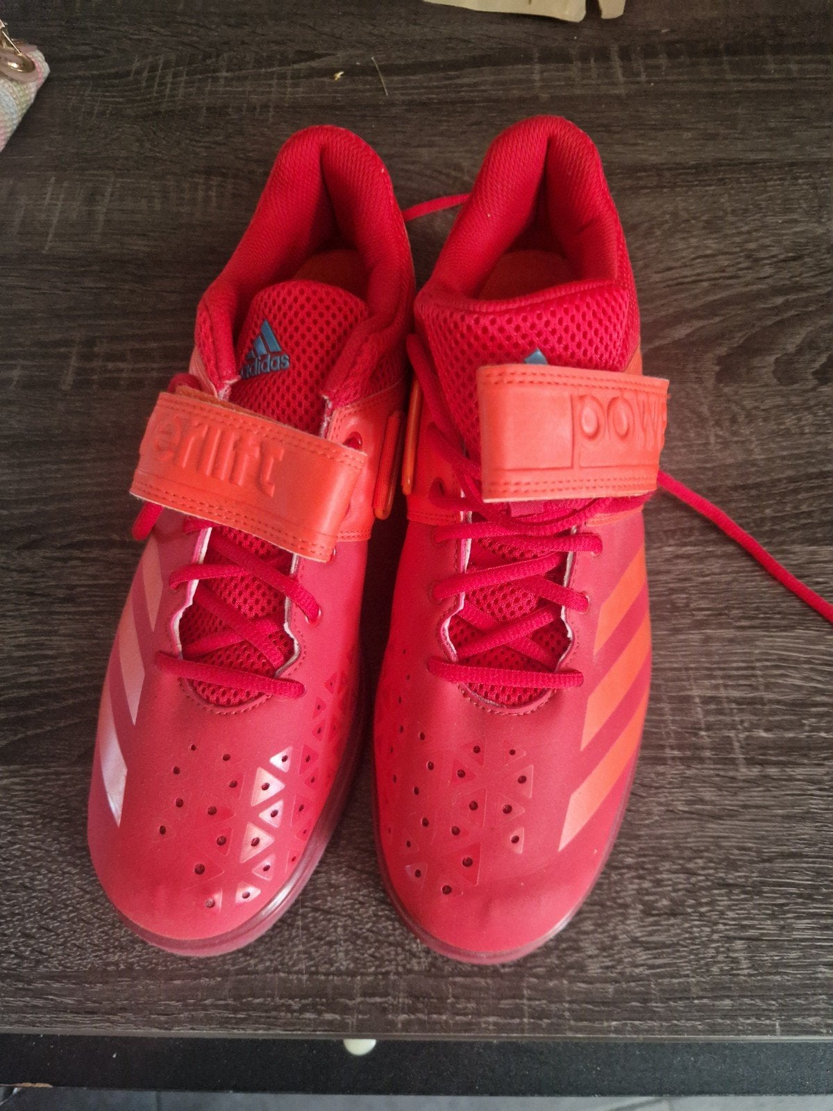 Adidas Powerlift Gewichthefschoenen - Rood 46, Ophalen of Verzenden, Overige typen