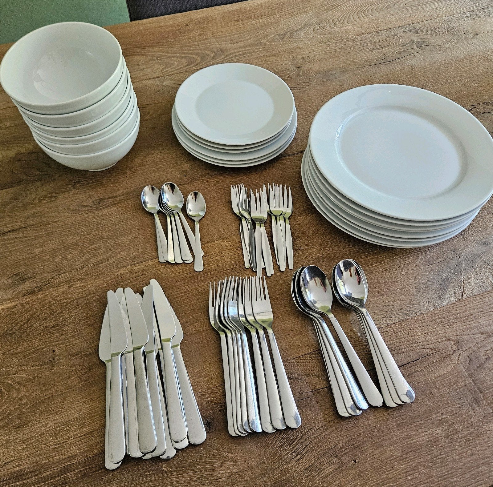 IKEA 365+ Servies en Bestek Set, IKEA, Ophalen of Verzenden, Zo goed als nieuw, Modern