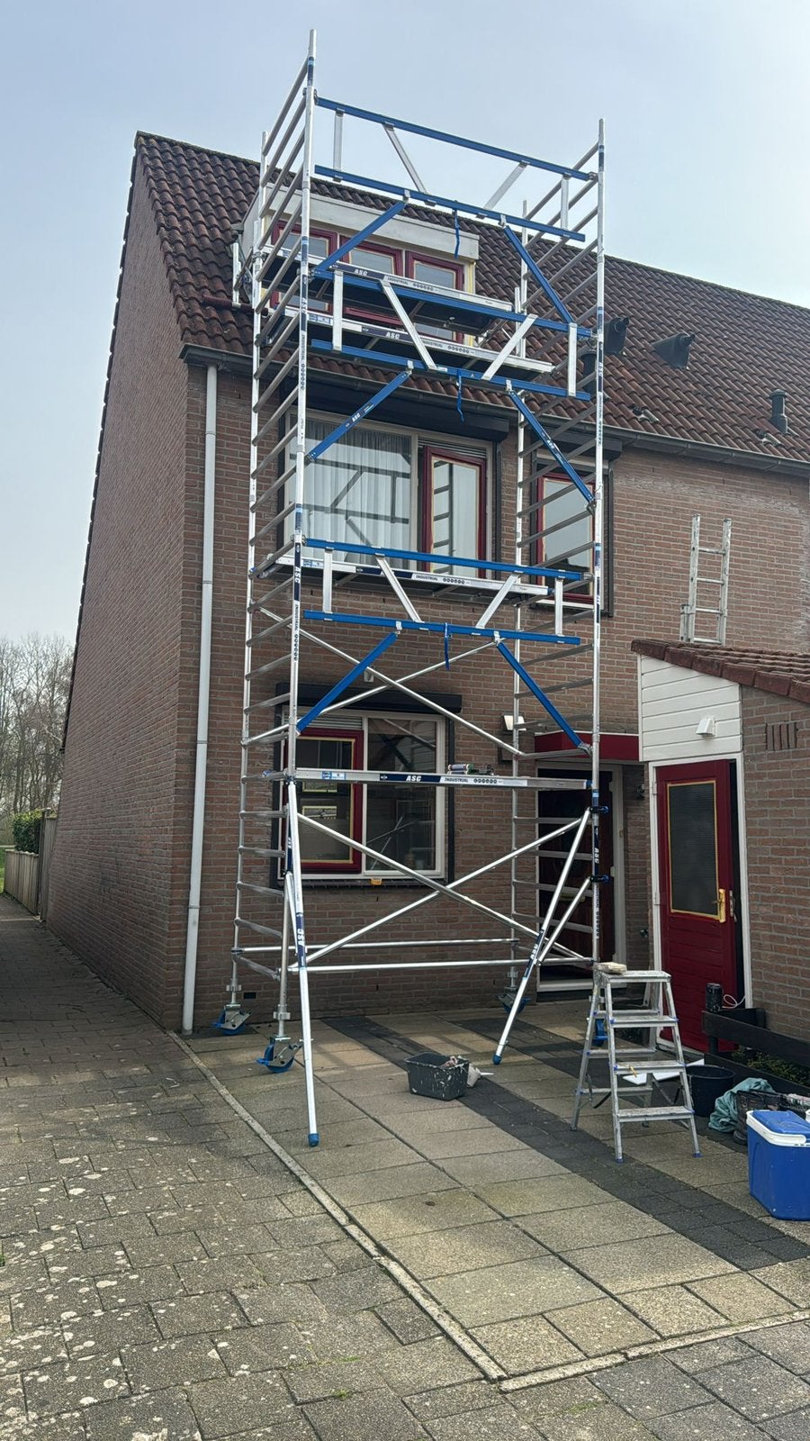 Rolsteiger te huur incl. aanhanger VANDAAG beschikbaar, Doe-het-zelf en Verbouw, Steigers, Ophalen of Verzenden, Zo goed als nieuw
