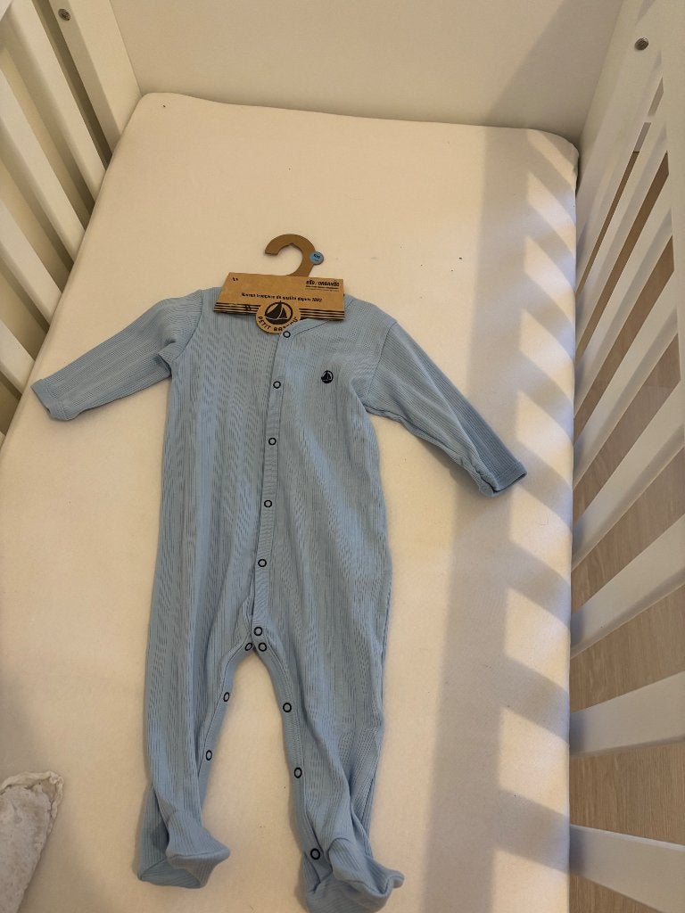 Nieuw Petit Bateau baby boxpakje - lichtblauw, Ophalen of Verzenden, Nieuw, Maat 68
