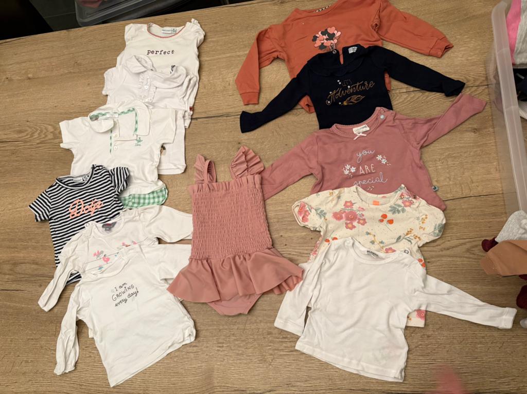 Kledingpakket baby mt 62-68, ZGAN, Dirkje, Next, Benetton, Ophalen of Verzenden, Zo goed als nieuw, Maat 62