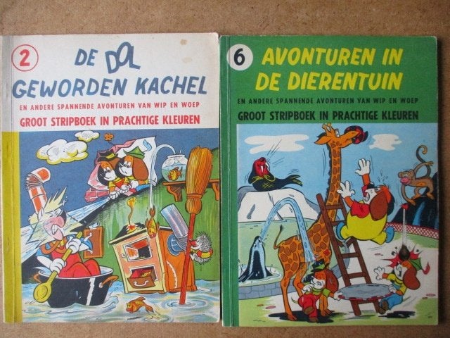 adv8291 wip en woep, Boeken, Eén stripboek, Ophalen, Gelezen