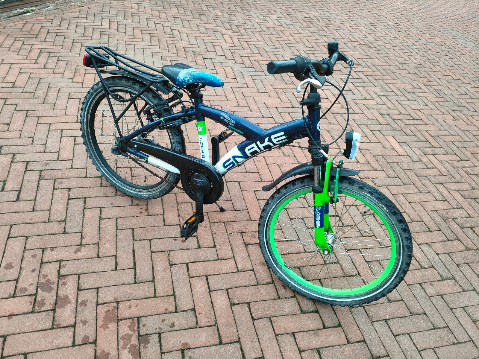 Batavus snake fiets 22 inch met 3 versnelling, Ophalen, Terugtraprem, 22 inch, Versnellingen