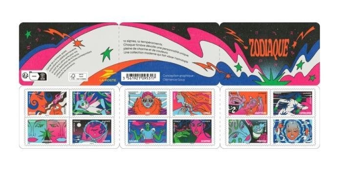Jaar 2026 YV nnb Carnet de 12 timbres - Zodiaque - Lettre ve, Ophalen of Verzenden, Postfris