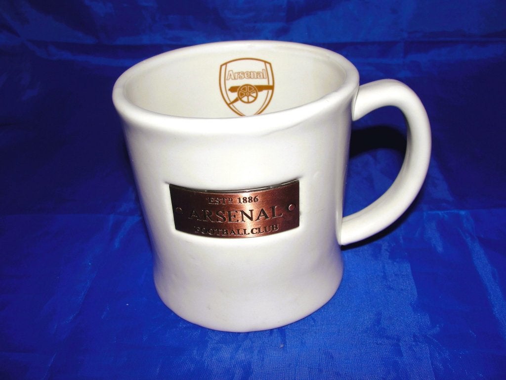 Arsenal Jubileum Mok 125 jaar,  2011, Ophalen of Verzenden, Zo goed als nieuw, Buitenlandse clubs, Overige typen