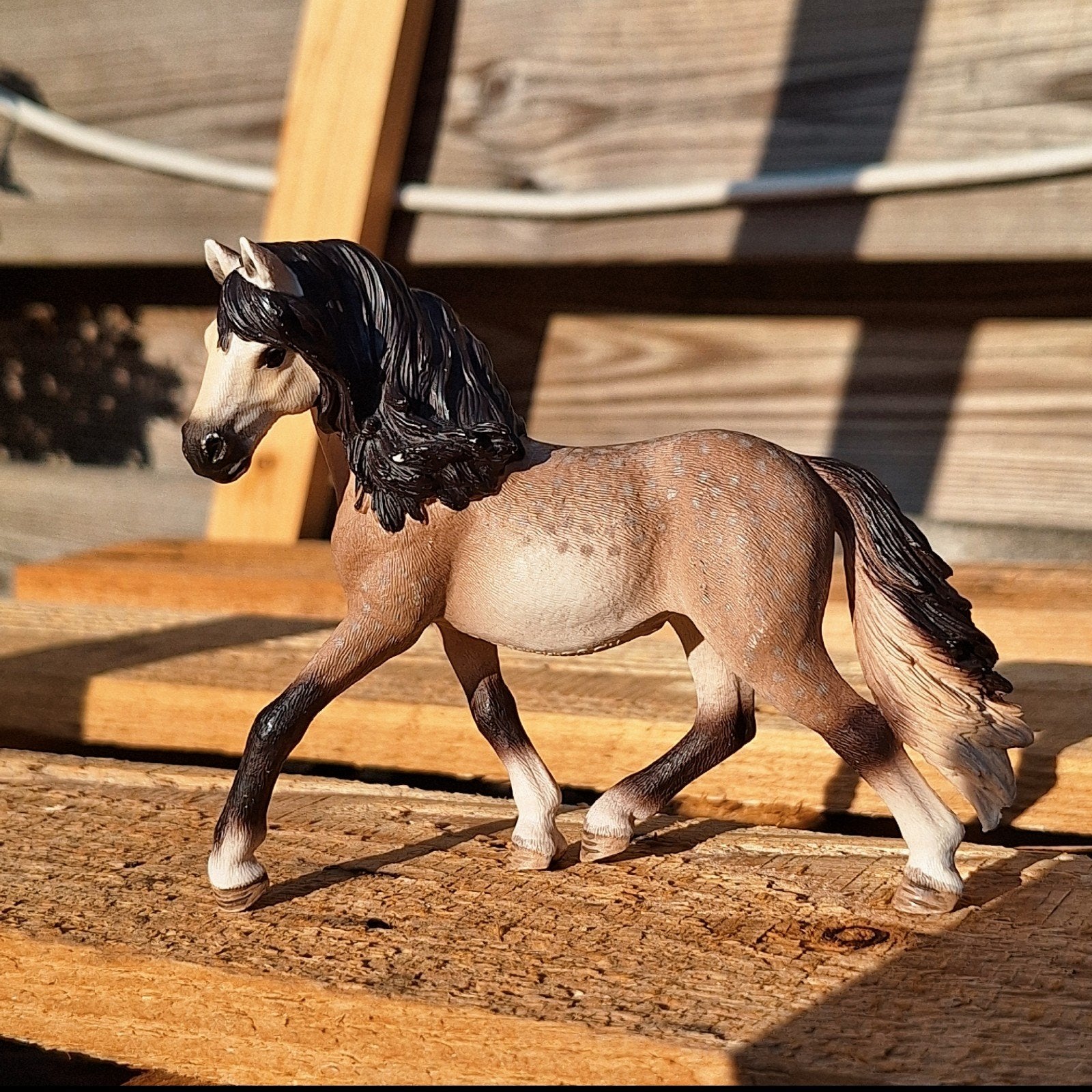Schleich Andalusiër merrie (nummer 13793), Ophalen of Verzenden, Gebruikt, Paard, Beeldje of Figuurtje
