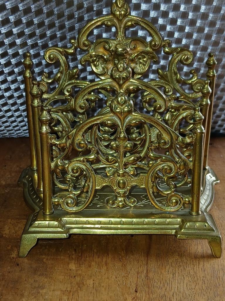 Bureau standaard brievenbus messing, Ophalen of Verzenden
