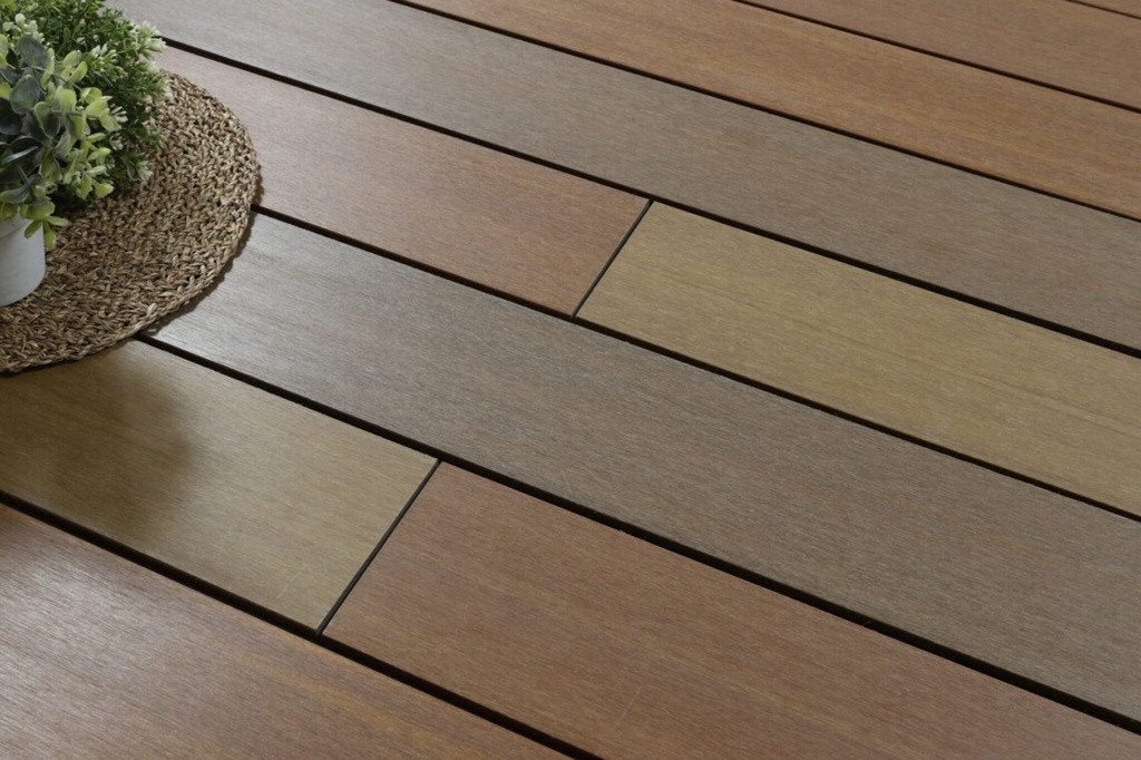 WPC 22.5x138mm Fiberdeck Exotic massief Ipe FSC - VOORRAAD!, Ophalen of Verzenden, Nieuw, Composiet