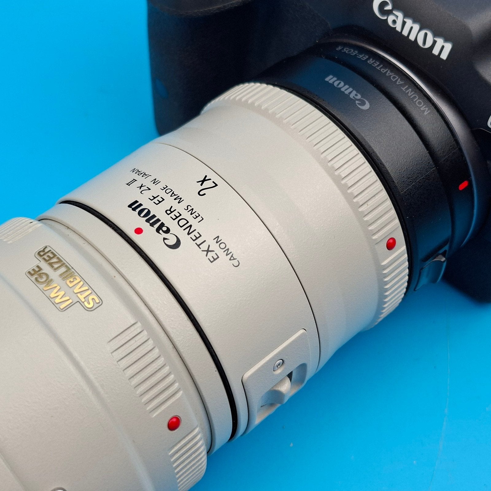 Canon 2x extender type II / als nieuw!, Canon, Ophalen of Verzenden, Zo goed als nieuw, Lensdoppen
