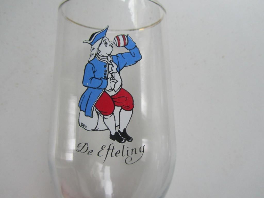 oud    DE EFTELING    GLAS, Ophalen of Verzenden, Zo goed als nieuw