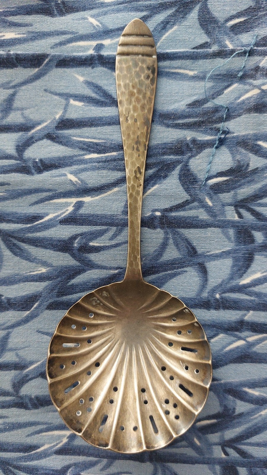 verzilverde suikerlepel of natlepel, Ophalen of Verzenden