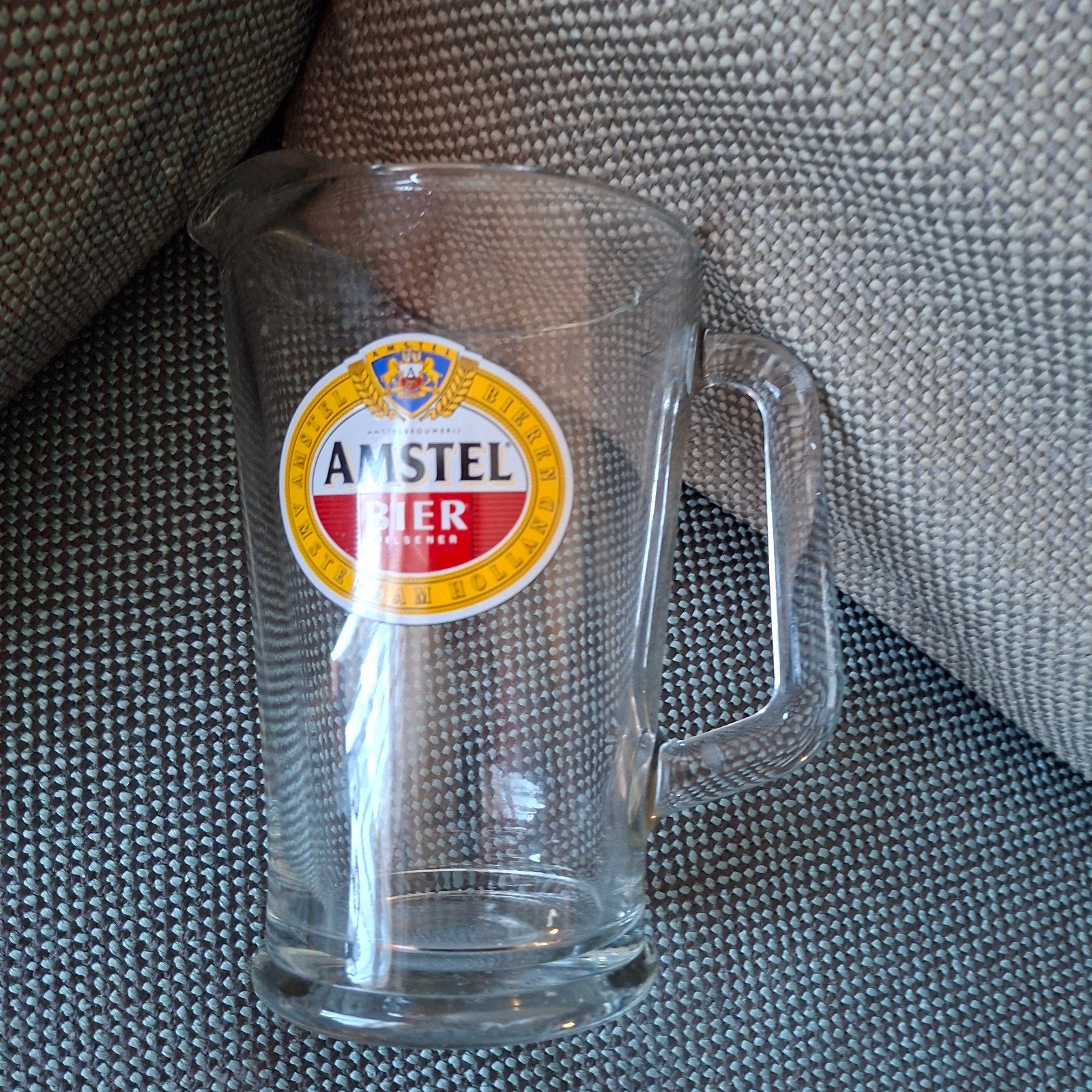 Amstel Bier Glazen Kan pitcher, Ophalen of Verzenden, Gebruikt