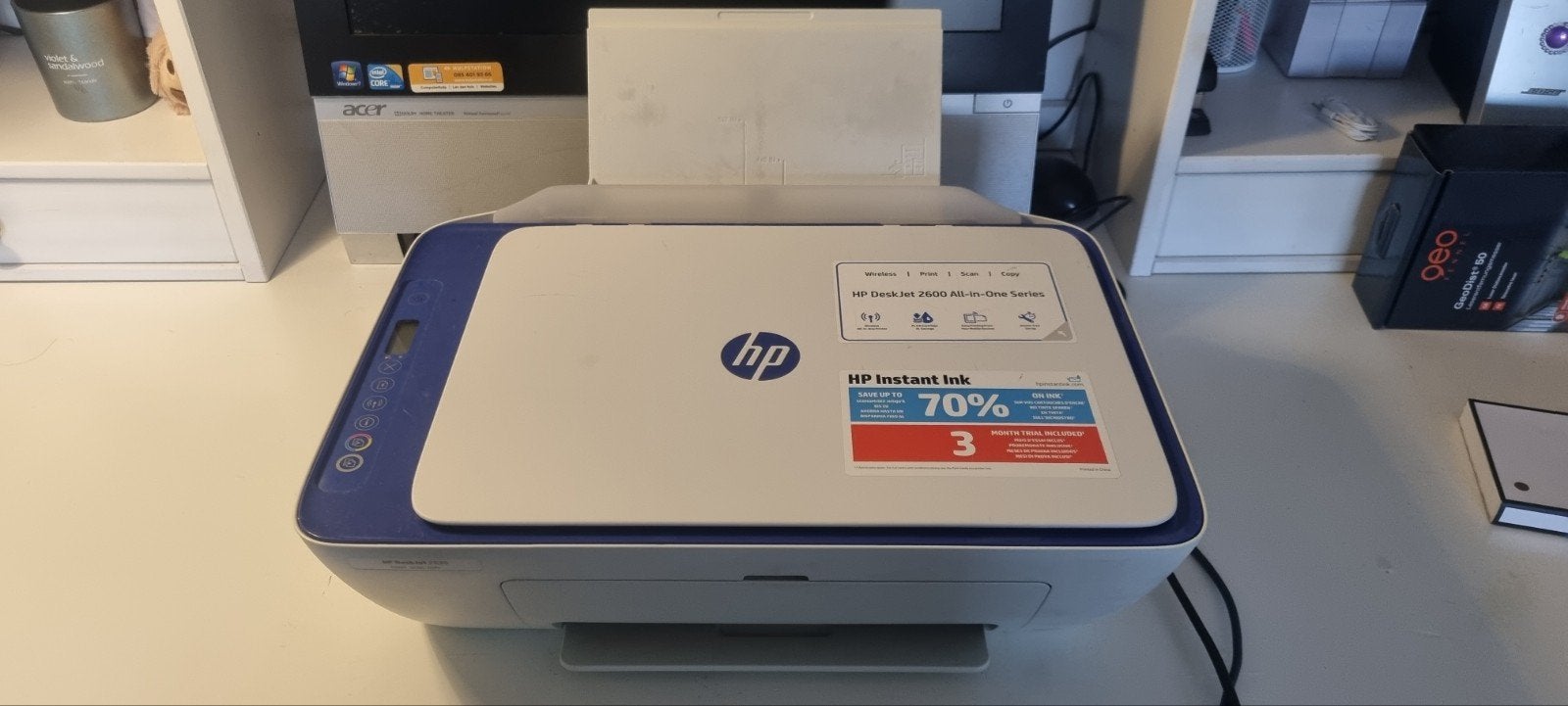 HP DeskJet 2630 All-in-One Printer - Draadloos & Kleur, Kleur printen, Gebruikt, Inkjetprinter, All-in-one