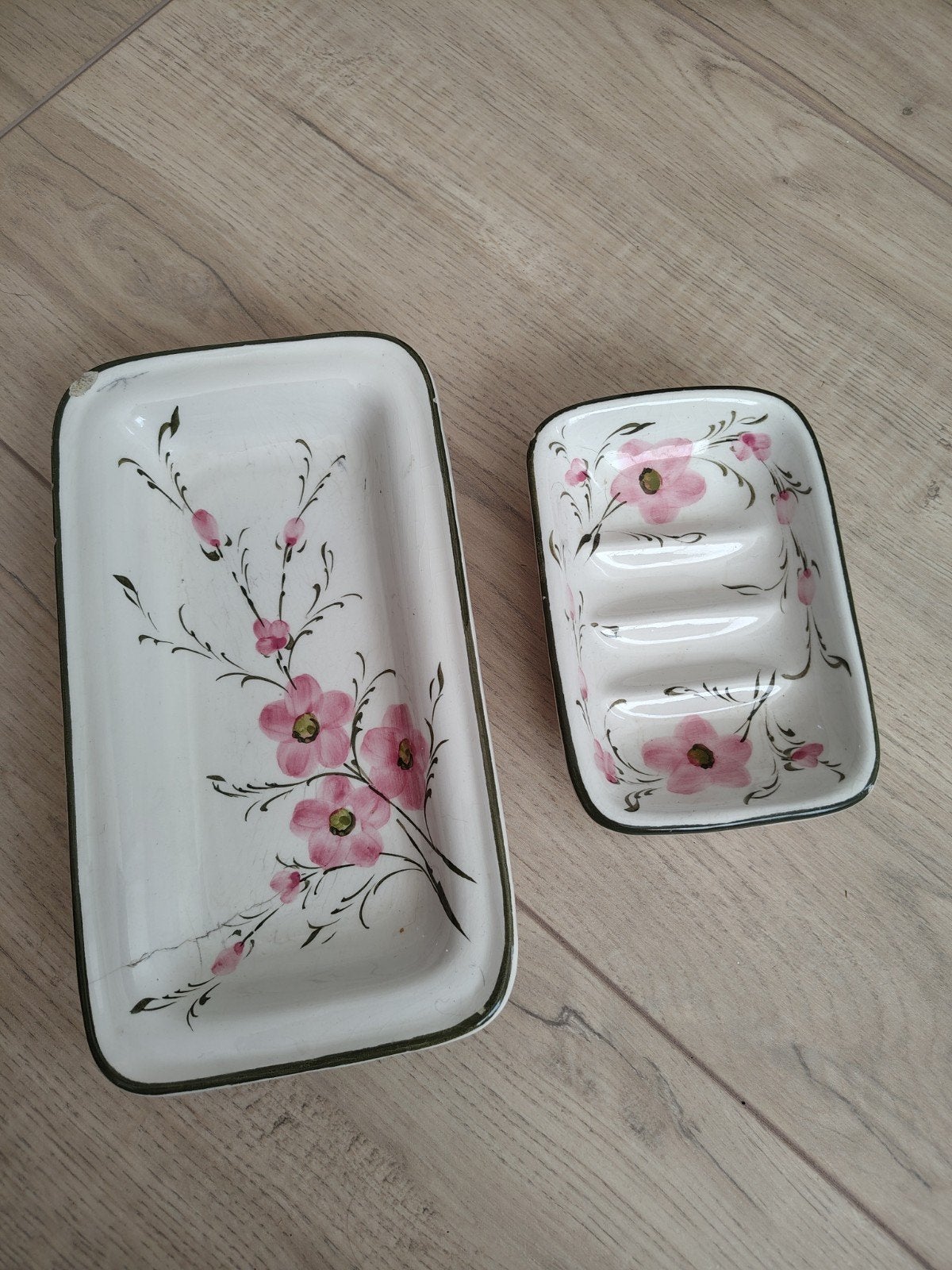 Originele wastafelset, Ophalen