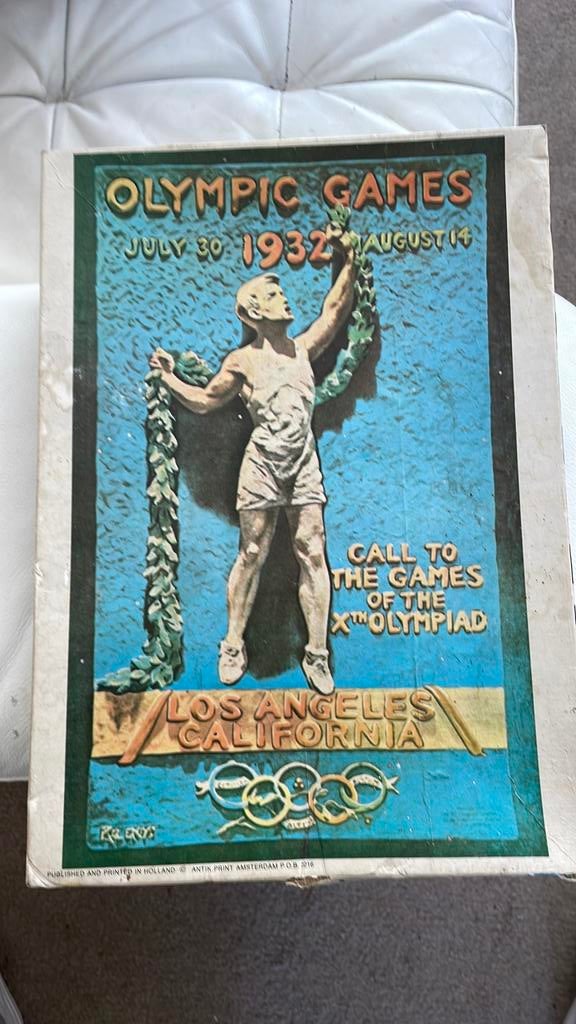 Puzzel Olympische spelen 1932, Ophalen of Verzenden, Gebruikt