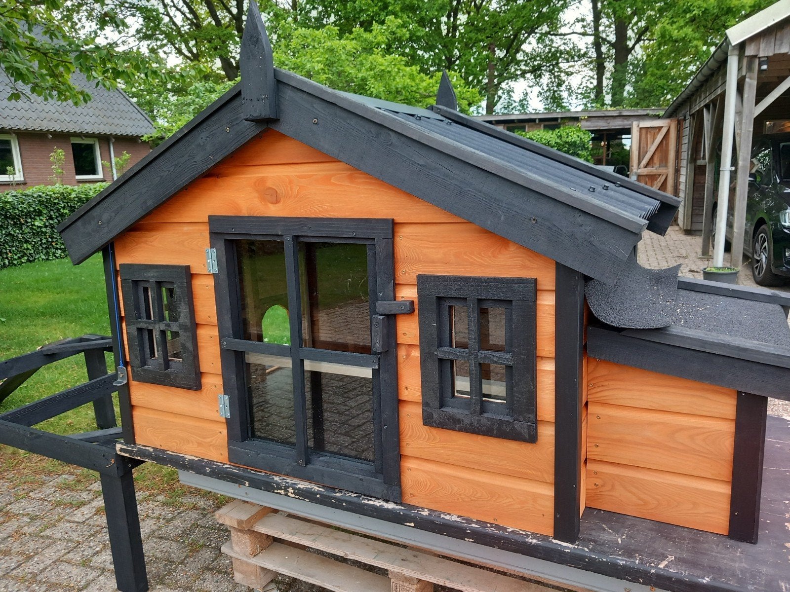 Nieuw kippenhok met los onderstel, Ophalen, Nieuw, Kippenhok of Kippenren