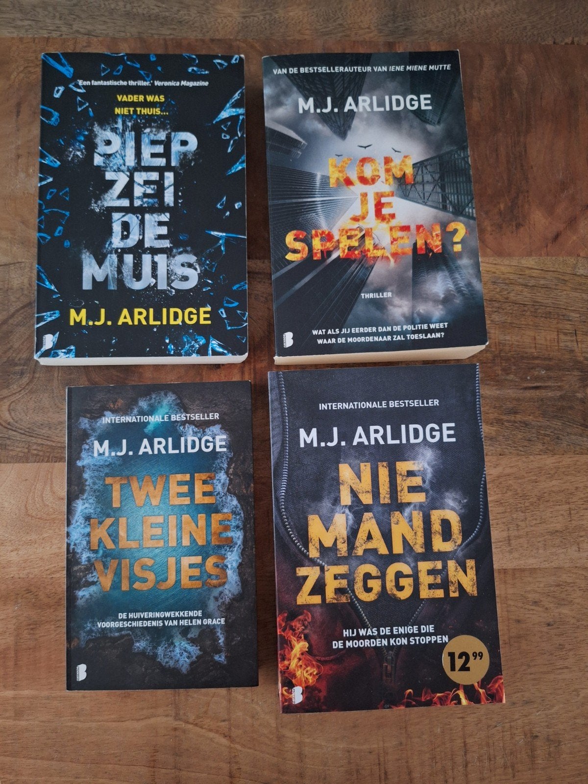 4 boeken van M.J.Arlidge, Boeken, Ophalen, Gelezen, M.J. Arlidge