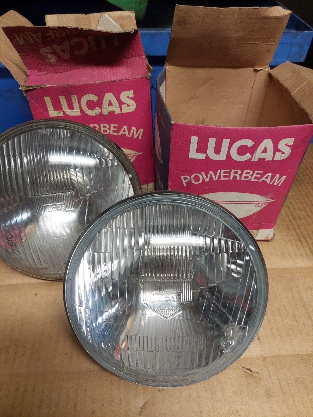 lucas koplampen 700. NOS motorfiets auto oldtimer, Ophalen of Verzenden