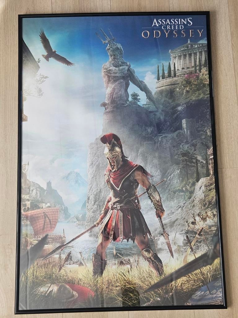 Poster Assassin's Creed Odyssey in lijst, Ophalen, A1 t/m A3
