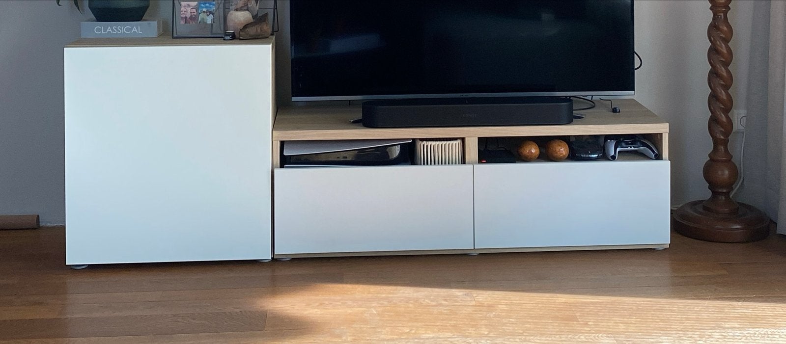 IKEA Besta TV meubel, Ophalen, Gebruikt, 150 tot 200 cm, Minder dan 100 cm