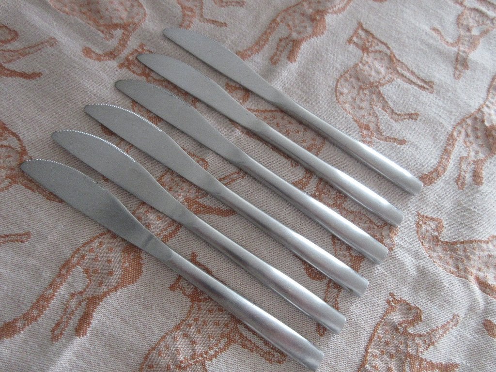 Blokker Fruitmesjes z.g.a.n., Ophalen of Verzenden, Gebruikt, Rvs of Chroom, Bestekset