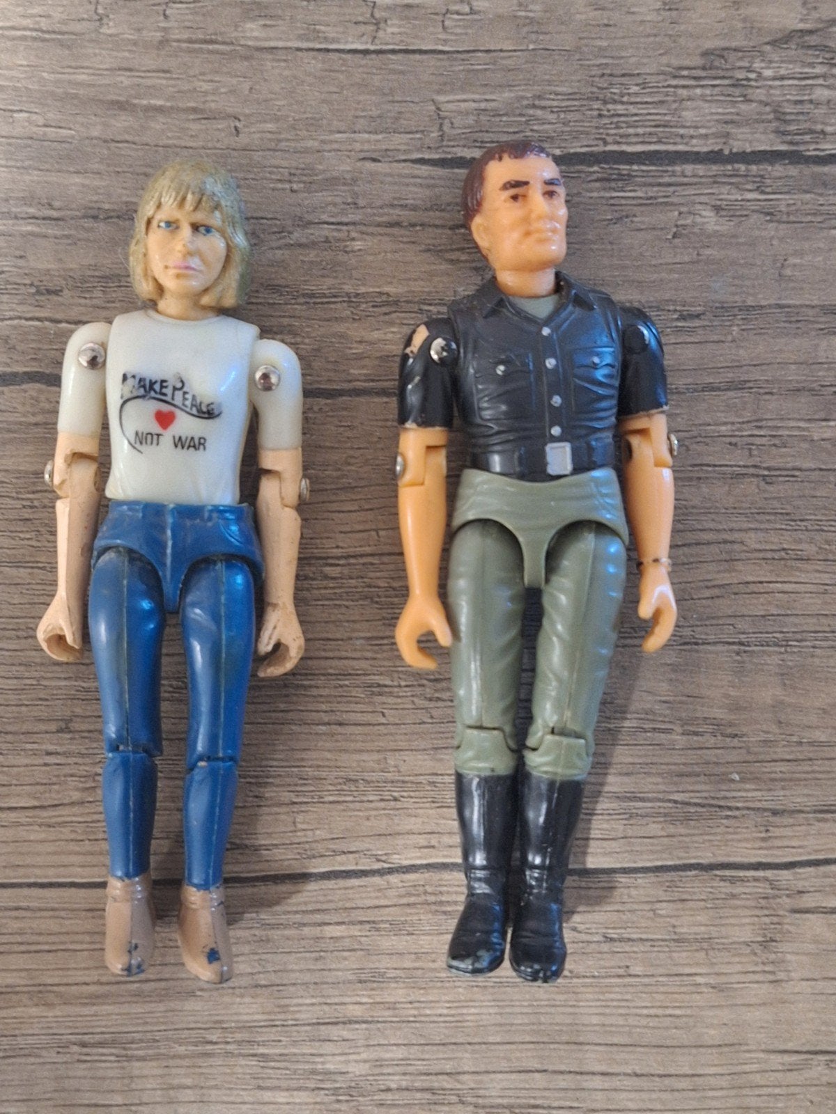 Vintage actiefiguren Rainbow Toys Dempsey & Makepeace 1985, Ophalen of Verzenden, Gebruikt