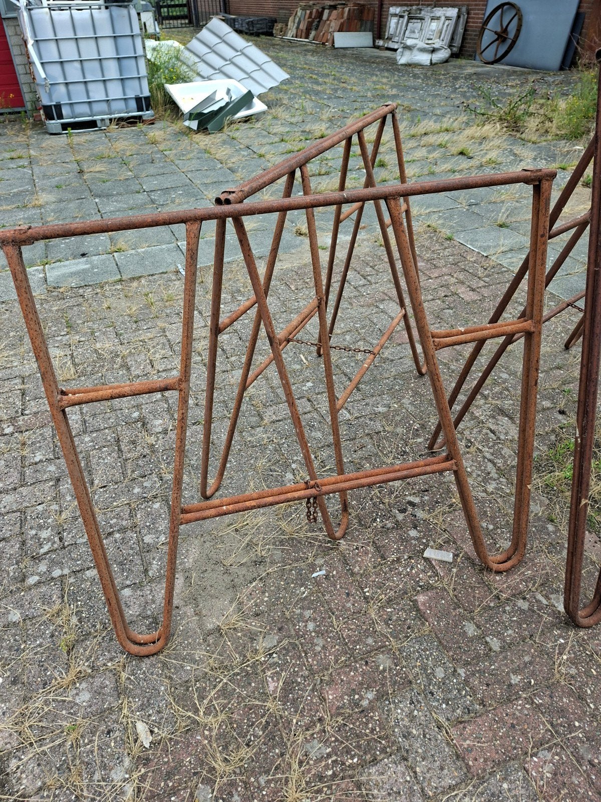 Klapschragen - Robuust en Gebruikt, Doe-het-zelf en Verbouw, Steigers, Ophalen, Gebruikt, Overige typen, Minder dan 2 meter