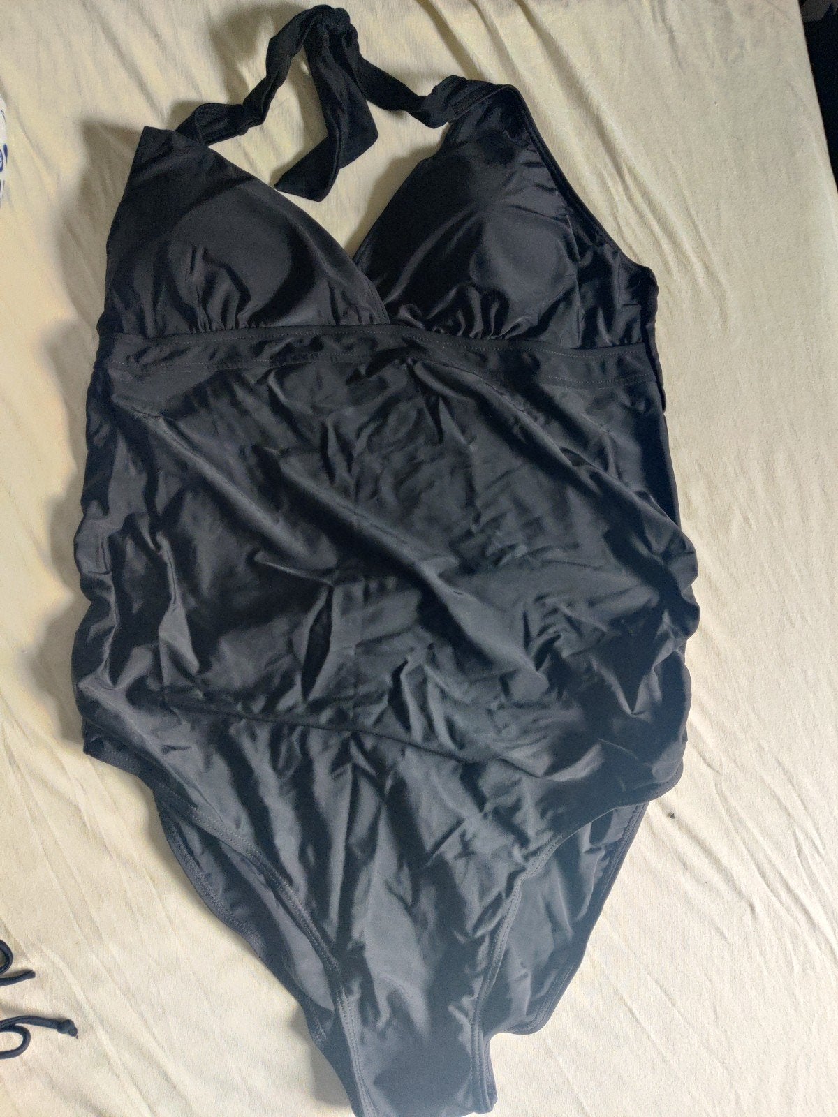 Zwart Prenatal Zwempak Maat XL, Kleding | Dames, Badmode en Zwemkleding, Zwart, Badpak, Ophalen of Verzenden, Zo goed als nieuw