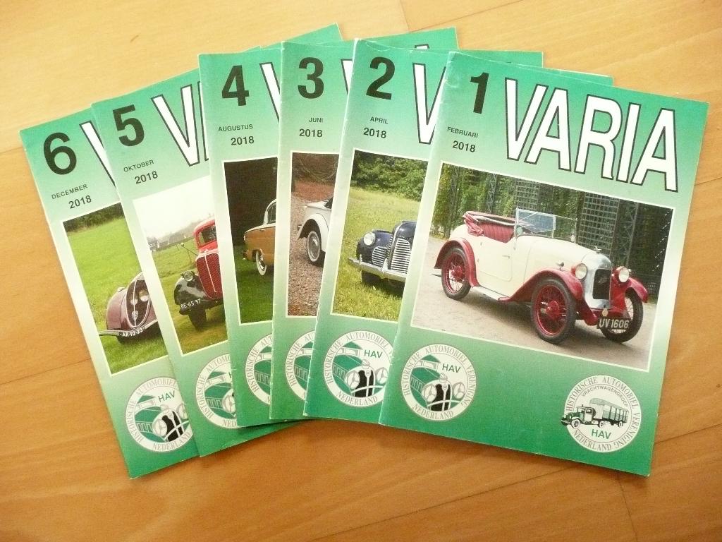 Varia jaargang van de Historische Automobiel Vereniging, Ophalen, Gelezen