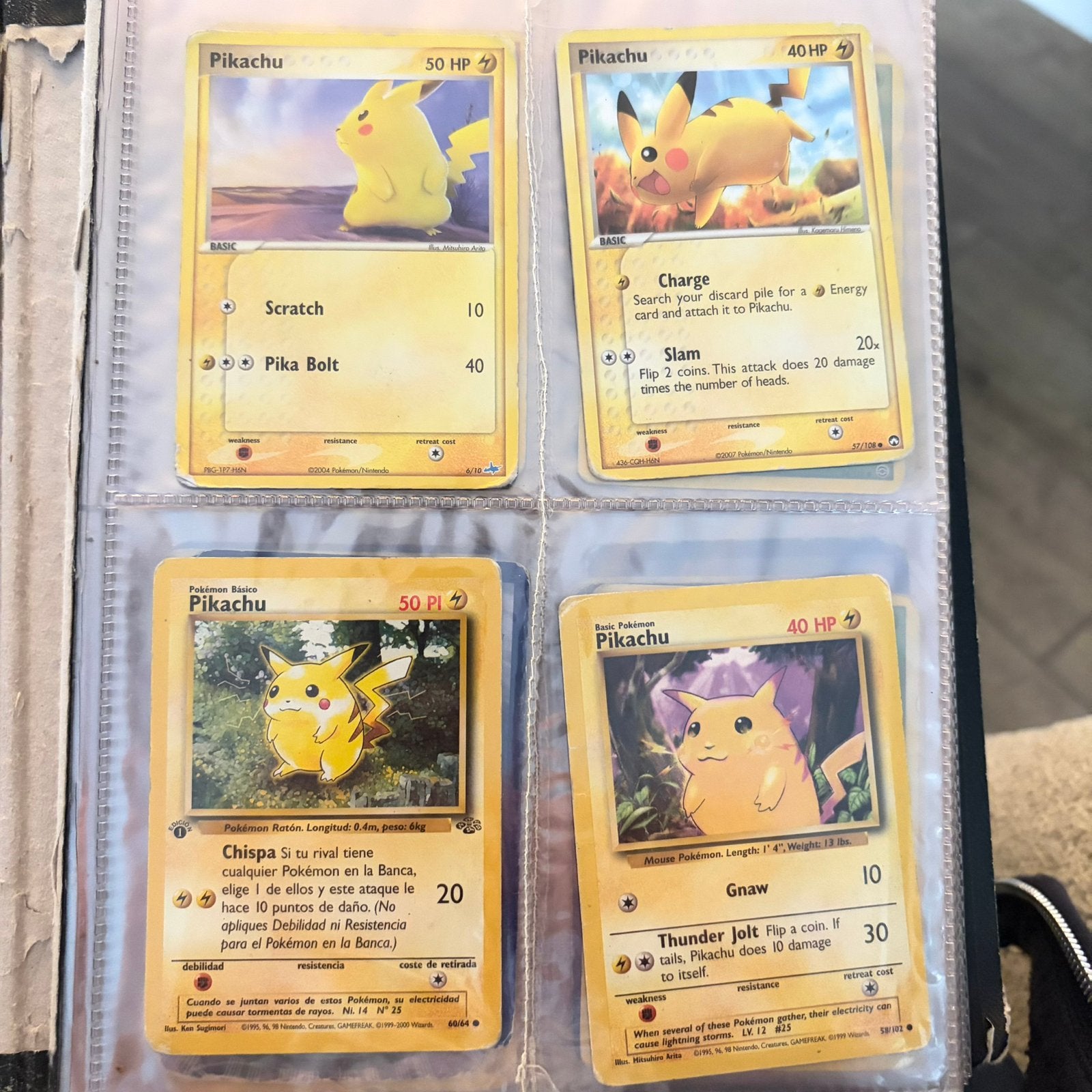 Diverse vintage Pokémon kaarten - Hele boekje, Hobby en Vrije tijd, Verzamelkaartspellen | Pokémon, Ophalen of Verzenden, Gebruikt