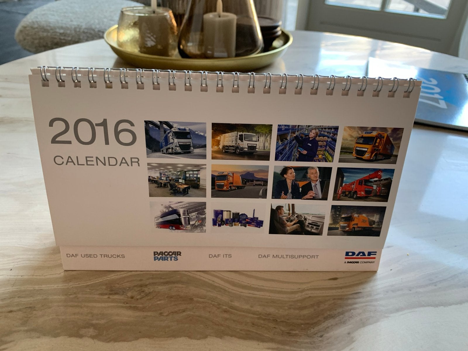DAF Trucks maandkalender 2016, Ophalen of Verzenden, Maandkalender