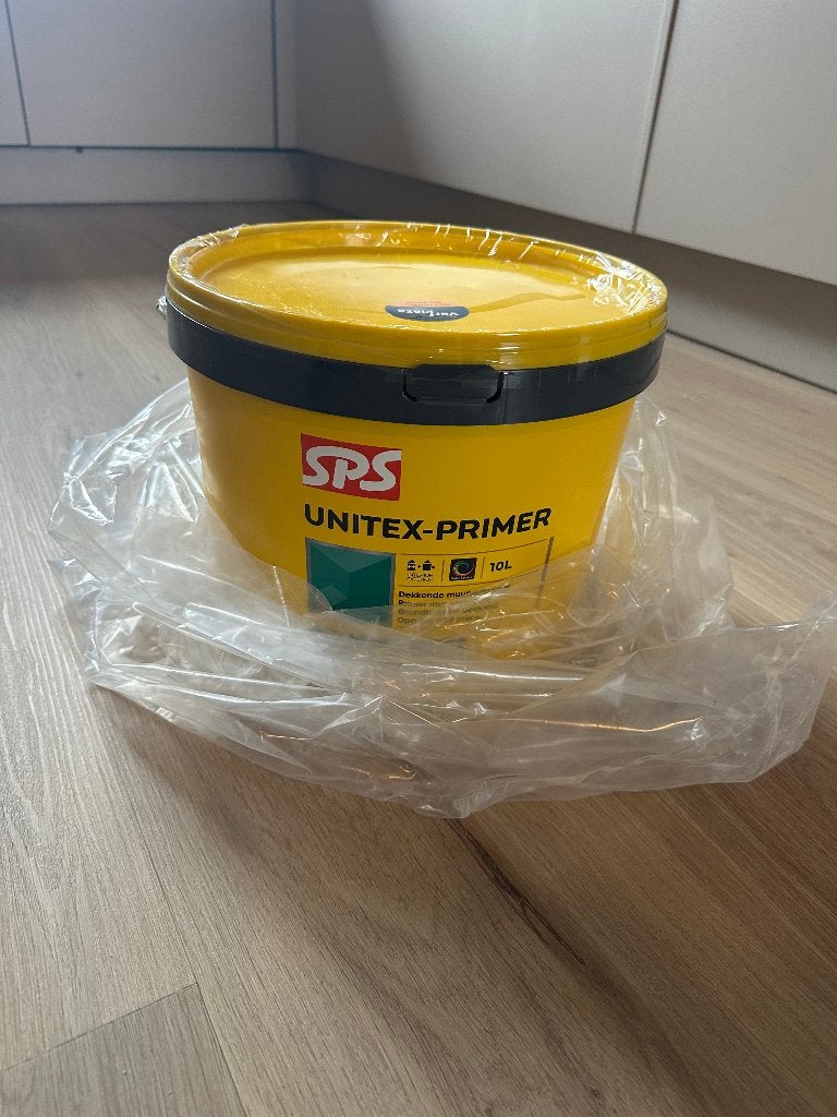 2 stuks SPS primer 100-wit 10 liter, Ophalen, Wit, Nieuw, Verf