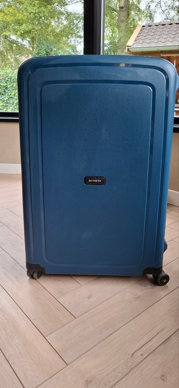 Samsonite S'Cure Spinner 75 Navy Blue Reiskoffer, Hard kunststof, 45 tot 55 cm, Slot, Ophalen of Verzenden