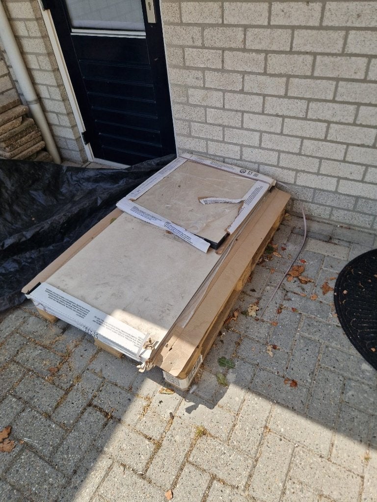 Keramische vloer en wand tegels restpartij Mystone beige, Doe-het-zelf en Verbouw, Tegels, Ophalen, 60 cm of meer, Nieuw, Minder dan 5 m²