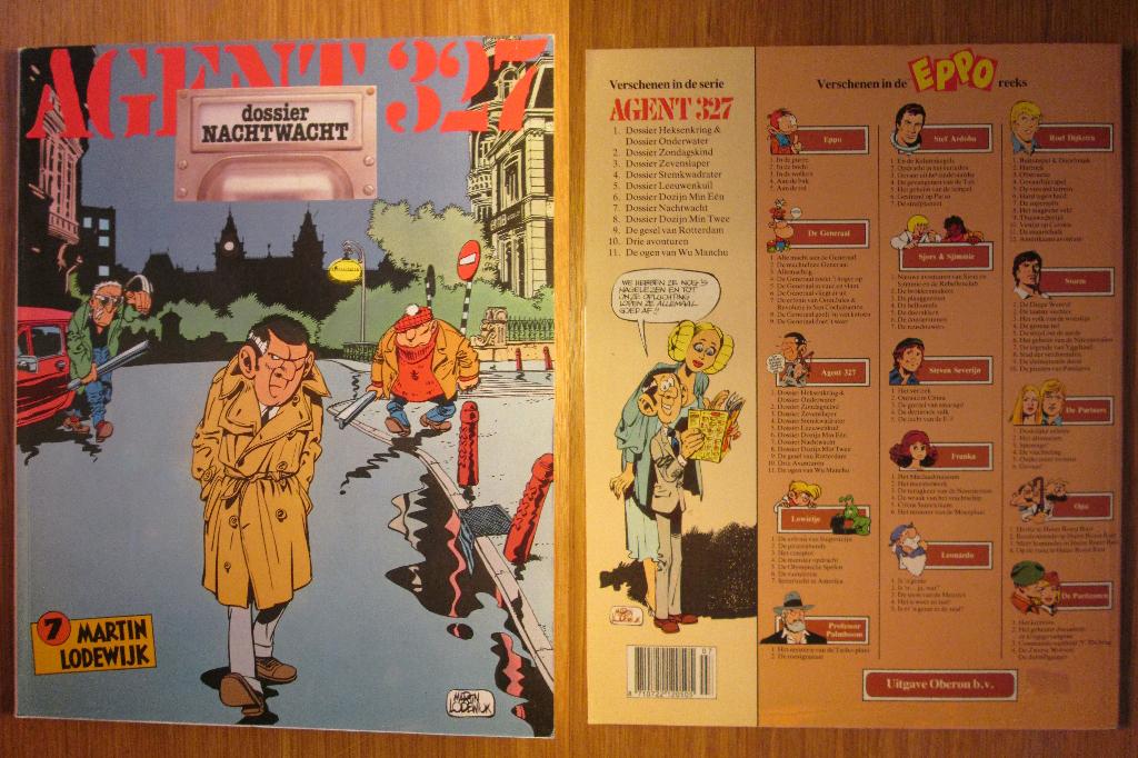 Agent 327, 3x herdruk (SC), Meerdere stripboeken, Ophalen of Verzenden, Zo goed als nieuw, Martin Lodewijk