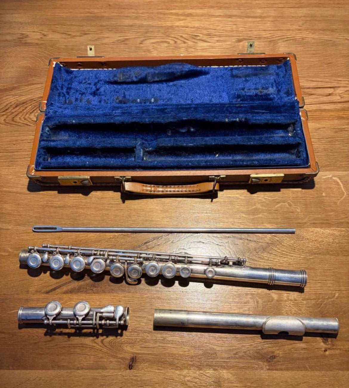 Gemeinhardt Dwarsfluit met Koffer - Muziek Hakkert Rotterdam, Ophalen, Gebruikt, Dwarsfluit, Met koffer of tas