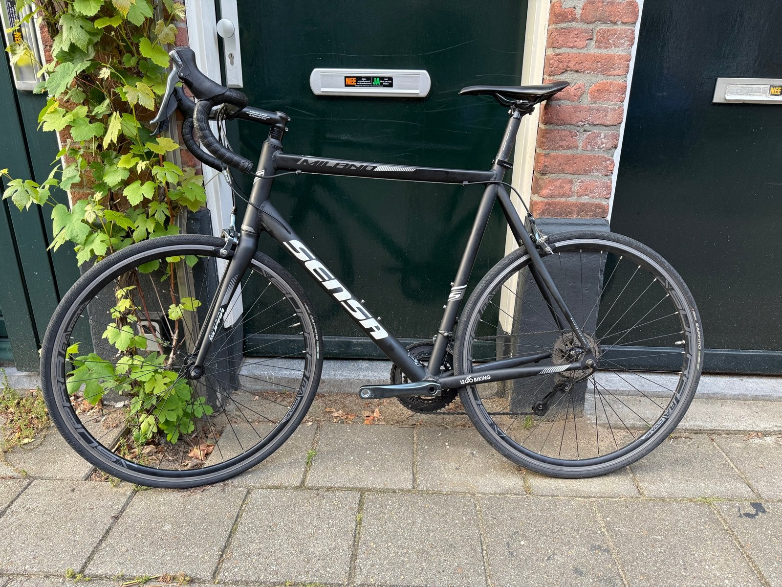 Sensa Milano racefiets - Shimano Tiagra - Frame 61, 28 inch, Gebruikt, Velgrem, 15 tot 20 versnellingen
