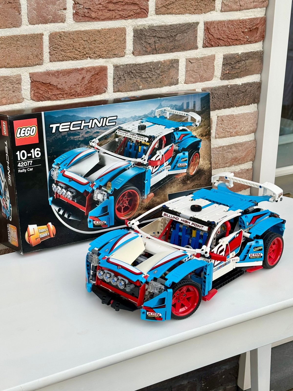 LEGO Technic Rally Auto 42077, Compleet, Lego, Ophalen of Verzenden, Zo goed als nieuw