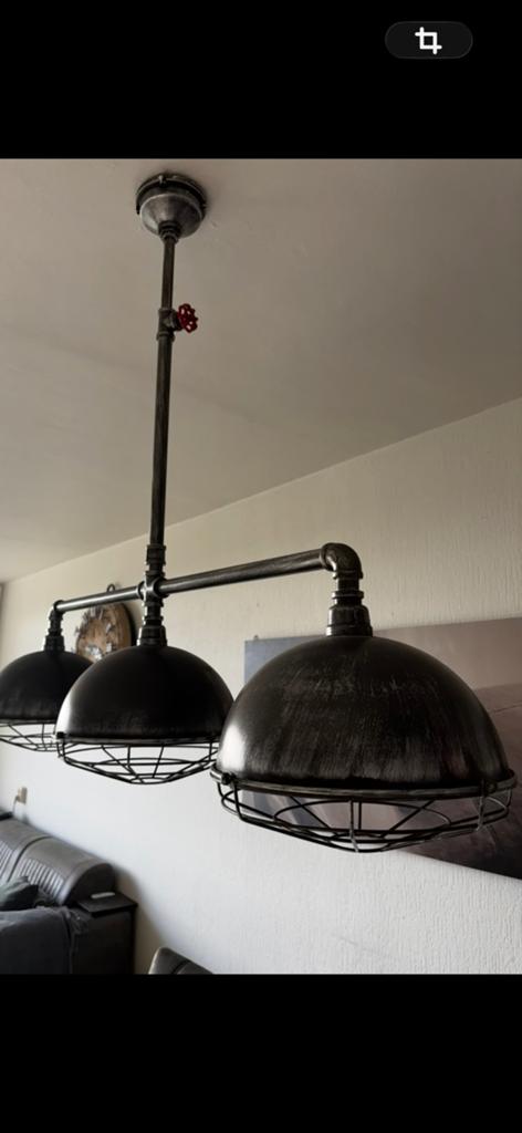 Industriële lampen, Huis en Inrichting, Ophalen, Zo goed als nieuw, Minder dan 50 cm