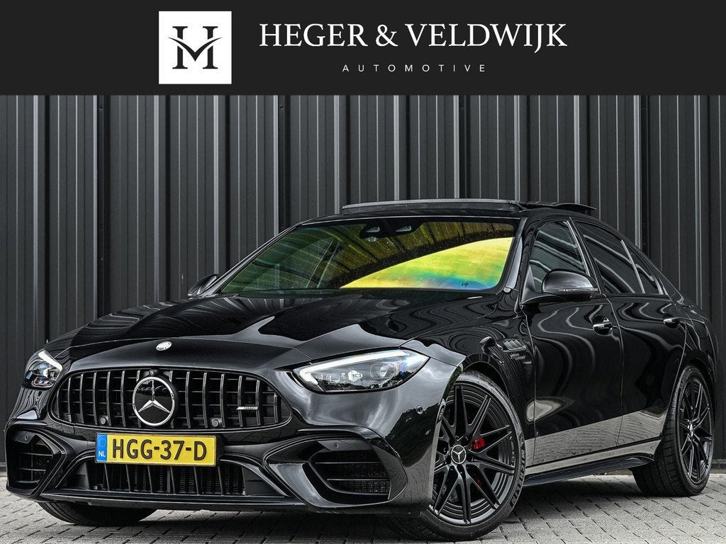 Mercedes-Benz C-klasse AMG 63 S E Performance | Achterasbest, Auto's, Mercedes-Benz, Bedrijf, Te koop, C-Klasse, 360° camera, 4x4