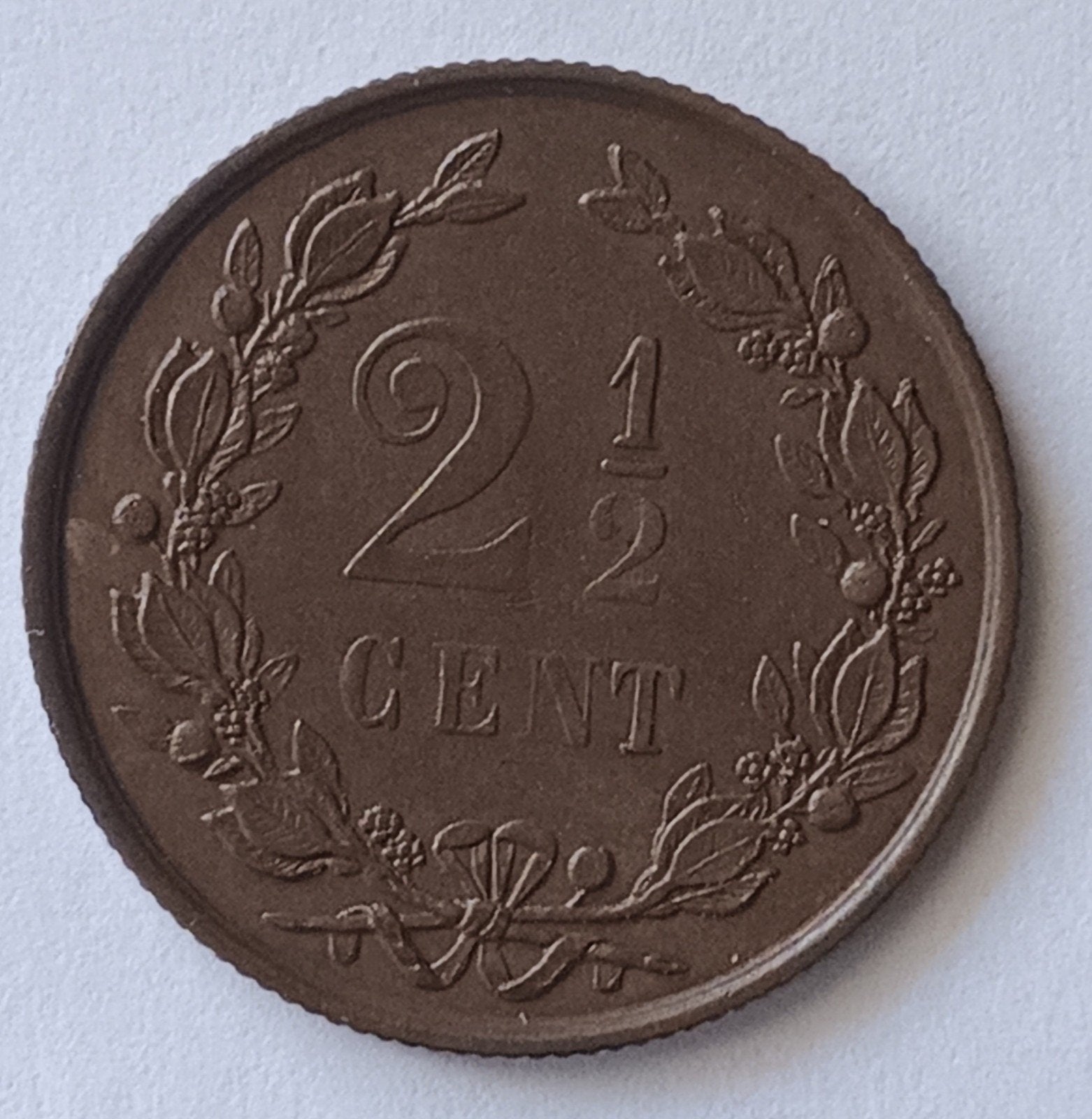 Willem III  2,5 cent 1890  zfr/pr., Ophalen of Verzenden, Koning Willem III, Overige waardes, Losse munt